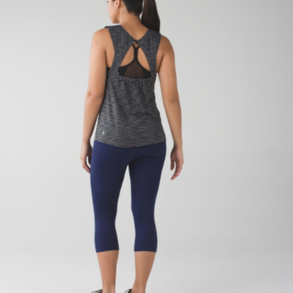 Lululemon Flow & Go Crop Hero Blue 10